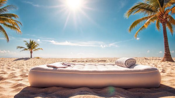 5 raisons de choisir un matelas de plage gonflable confortable