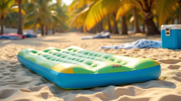 Le confort inattendu d'un matelas de plage gonflable pour vos sorties
