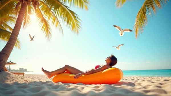 Le confort inattendu d'un matelas de plage gonflable pour vos sorties